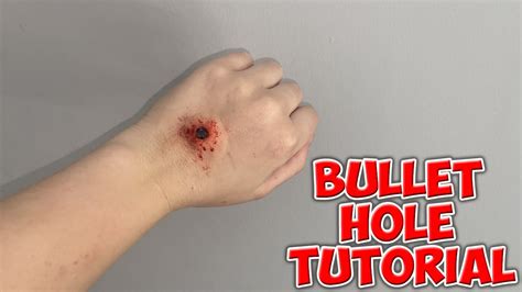 how to make fake bullet holes in clothing|How to Make Fake Gunshot Wounds .